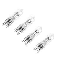 Etoplighting G9-120V-60W-4P 60W 120V T4 Jd Type Halogen Clear G9 Bi-Pin Double Loop Base Light Lamp Bulbs (Pack Of 4)