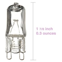 Etoplighting G9-120V-60W-4P 60W 120V T4 Jd Type Halogen Clear G9 Bi-Pin Double Loop Base Light Lamp Bulbs (Pack Of 4)