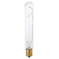 Satco 20T6 1/2N Incandescent Tubular 20W E17 T6 1/2 Light Bulb 2700K Warm White12 Pcs