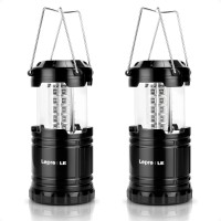 Lepro Led Camping Lantern Super Bright Battery Powered Ipx4 Water Resistant Portable Emergency Lights For Hurricane Storms