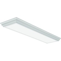 Lithonia Lighting Fmfl 30840 Caml 4000K Wh 4Foot Led Linear Flush Mount 2800 Lumens 120 Volts 35 Watts Damp Listed White