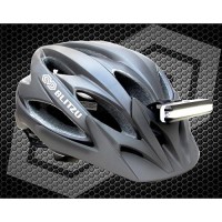 Blitzu Cyborg 168H Usb Rechargeable Headlight Super Bright Bike Light - Helmet Front Light Accessories. High Intensity Led Fits On Any Bicycles. Easy To Install For Cycling Safety Flashlight