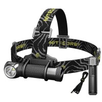 Nitecore Hc30 1000 Lumens Rechargeable Led Headlamp With Nitecore Battery And Lumentac Charger Bundle 3 Items