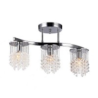 Whse Of Tiffany 6719/3 Clee 3-Light Chrome 20