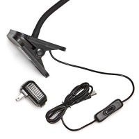 Newhouse Lighting Nh5C-Blk 6W Led Small Clamp Light Stick, 32.0