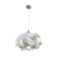 Eqlight Pp4L01 Cloud Light Contemporary Pendant, White, Large