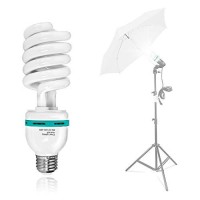 Limostudio 45 Watt, 6000K Fluorescent Daylight Balanced Light Bulb For Photography And Video Lighting, Agg1758