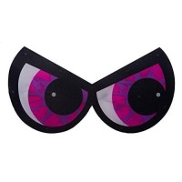 Halloween Spooky Eyes Suction Window Decoration - Purple