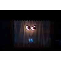 Halloween Spooky Eyes Suction Window Decoration - Purple