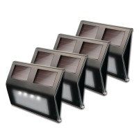 Metal Solar Deck Light - Bronze - Pack Of 4