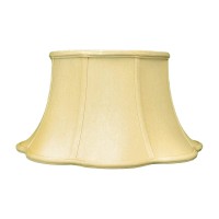 Royal Designs 6-Way Out Scallop Bell Basic Lamp Shade, Antique Gold, 13 X 19 X 11.25 - Bs-722-19Agl