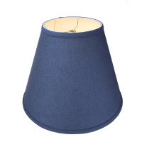 9X16X12 Empire Hardback Lampshade Textured Blue Slatewith Brass Spider Fitter - Perfect For Table And Floor Lamps - Large, Blue