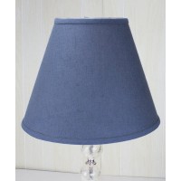 9X16X12 Empire Hardback Lampshade Textured Blue Slatewith Brass Spider Fitter - Perfect For Table And Floor Lamps - Large, Blue