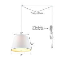 Homeconcept 2 Light Swag Plug-In Pendant 16