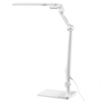 Tensor 19643-001 22.13-Inch Led Desk Lamp With Color Temperature Control And Clamp, White