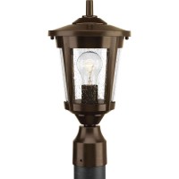 Progress Lighting P6425-20 1-100W Med Post Lantern, Antique Bronze