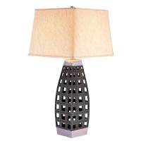 Brighten your bedroom or living space with the elegant table lamp Features a unique design with hand painted finish Display it with pieces of your home dcor of choice for an elegant look Its decorative design and functionality will add a special touch to 