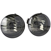 Spec-D Tuning Smoke Lens Fog Lights + H10 Bulbs Included Compatible With Toyota Tacoma 2005-2011 L+R Pair Assembly