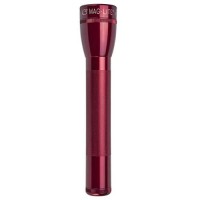 Maglite Ml25Lt Led 3-Cell C Flashlight, Red