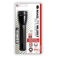 Maglite Ml25Lt Led 2-Cell C Flashlight, Black