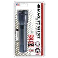 Maglite Ml25Lt Led 2-Cell C Flashlight, Gray