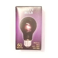 Black Light Incandescent Bulb Halloween Decor 60 Watt Pack Of 2