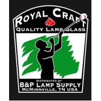 B&P Lamp 3 Inch By 8 1/2 Inch Clear Glass Crimped Top Chimney For Oil And Kerosene Style Lamps