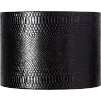 Reptile Print Medium Drum Lamp Shade With Silver Lining 15 Top X 15 Bottom X 11 Slant Spider Replacement With Harp And Fini