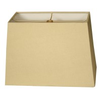 Royal Designs, Inc. Rectangle Hardback Lamp Shade, Hb-613-16Agl, Antique Gold, (7 X 14) X (9 X 16) X 11