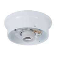 B&P Lamp 4 Inch Fitter Wired Flush Mount Ceiling Fixture, White