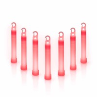 Windy City Novelties 50 Pack 4 Premium Glow Sticks Red