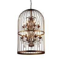 Whse Of Tiffany Rl8058D Rinee Iii Cage Chandelier