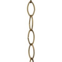 Rch Hardware Ch-43-Ab Brass Chandelier Chain, Antique Brass (1 Foot)