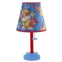 Nickelodeon Paw Patrol Table Lamp With Die Cut Lamp Shade