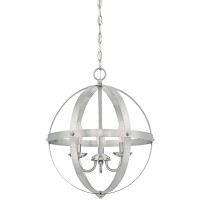 Westinghouse Lighting 6341900 Ceiling Light Indoor, 3, Brushed Nickel