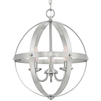 Westinghouse Lighting 6341900 Ceiling Light Indoor, 3, Brushed Nickel