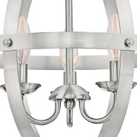 Westinghouse Lighting 6341900 Ceiling Light Indoor, 3, Brushed Nickel