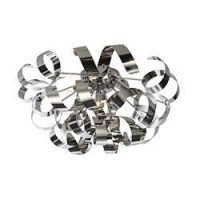 FeaturesThe Bel Air collection44 Pendant ceiling Light features a chrome interior clusterTruly a stunning and unique designPrimary Bulb 5 x 50 watts g9Finish chromeShade AluminumMade from high quality material