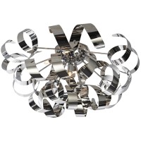 FeaturesThe Bel Air collection44 Pendant ceiling Light features a chrome interior clusterTruly a stunning and unique designPrimary Bulb 5 x 50 watts g9Finish chromeShade AluminumMade from high quality material