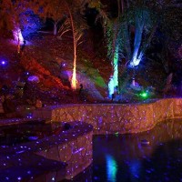 Blisslights Blue Laser Projector W/ 16 Color Led - Indoor/Outdoor Home Landscaping Lights For Holidays, Events, Parties