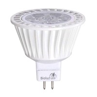 Bioluz Led Mr16 Led Bulb Dimmable 3000K 50W Halogen Replacement 12Vac Dc Gu5.3 Base 400 Lumen 40Ͽ