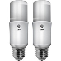 Ge Lighting 32295 Led Bright Stik 14-Watt (75-Watt Replacement), 1060-Lumen Light Bulb With Medium Base, Soft White, 2-Pack