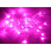 Karlling Battery Operated Pink 40 Led Fairy Light String Wedding Party Xmas Christmas Valentines Day Decorations(Pink)