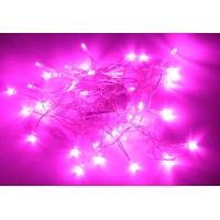 Karlling Battery Operated Pink 40 Led Fairy Light String Wedding Party Xmas Christmas Valentines Day Decorations(Pink)