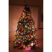 Holiday Essence 100 Multi-Color Christmas Lights With Green Wire 