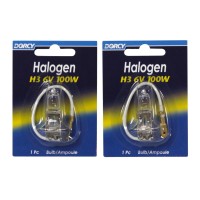 Dorcy 41-1681 H3-6V 100 Watt Halogen Replacement Bulb - 2 Pack