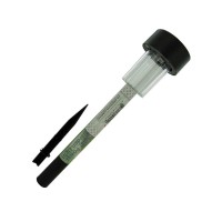 Add a charming decorative glow to your driveway patio or flowerbeds with this Solar Power Garden Light featuring a transparent light that turns on automatically at night Lights have stakes that can be inserted into the ground No batteries or wiring needed