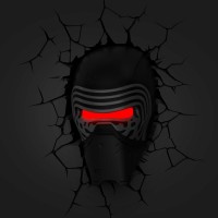 3D Light Fx Star Wars Kylo Ren 3D Deco Led Wall Light