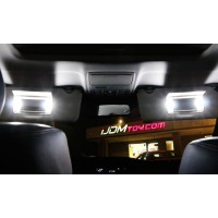 This page showcases a set of iJDMTOY 4pcs Extremely Bright 9SMD 29mm 6614 Replacement Bulbs Compatible With Car SUV Truck Sunvisor Flips Vanity Mirror Lights Xenon WhiteTo learn more about the product please see the detailed feature bullet points and pict