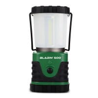 Blazin Ultra Bright Camping Lantern - Waterproof, Portable & Lightweight, 500 Lumens Rechargeable Camping Light, Runs Up To 6 Days - Ideal For Camping, Hurricane, Power Outages & Emergencies